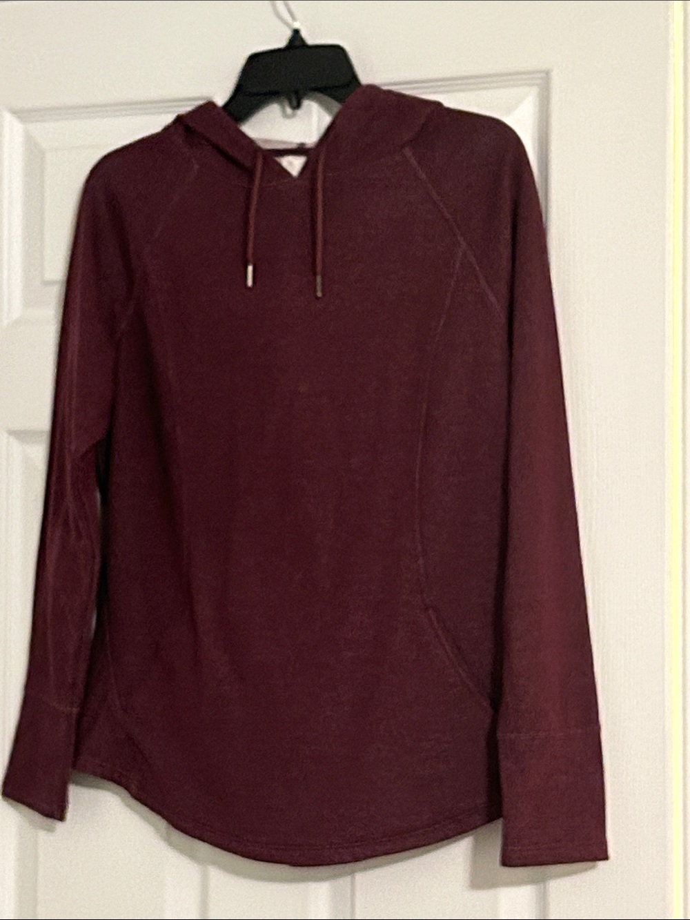 Women’s Maroon Hooded Knit Sweater